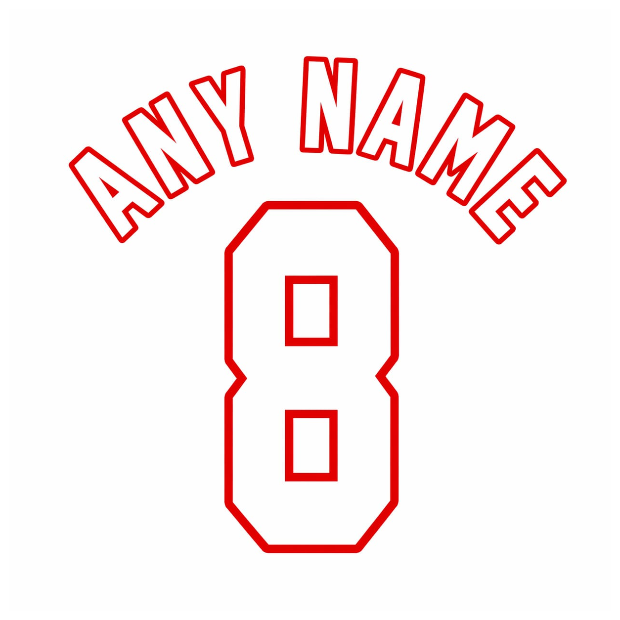 Personalisation - Name & Number